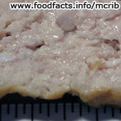 Click to enlarge: a close up of the fileted McRib.